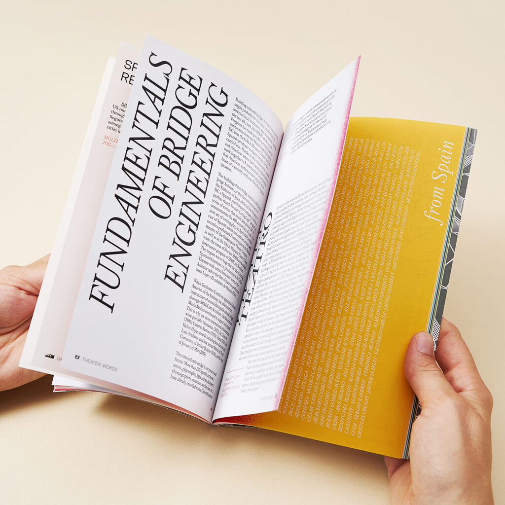 Diseño gráfico e editorial, packaging para SPAIN Arts and Culture Embassy of Spain Washington